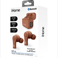 thumbnail image 3 of iHome XT12 Wireless Bluetooth Earbuds, Tan, 3 of 3