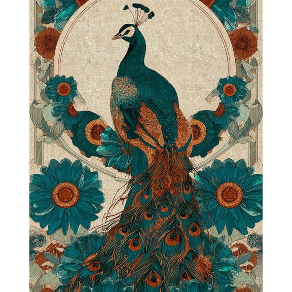 Paint by Numbers for Adults Kids Beginner Peacock and Sunflower DIY Acrylic Painting by Numbers Kits with Brushes Acrylic Pigment Home Decoration Gifts 16 x 20 inch