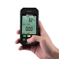 thumbnail image 3 of KKmoon kkm825 Handheld Portable Electromagnetic Radiation Tester Large LCD Screen Display Electric Field Magnetics Field Radiation Test Data Hold Sound Light Alarm Magnetics Three Color, 3 of 7