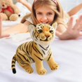 thumbnail image 3 of Adorable muñeco de tigres de felpa, decoración de salvajes, almohada, tigres , juguete de peluche para Navidad, regalos d , Amarillo 27cm Baoblaze juguetes de muñeca tigres, 3 of 8