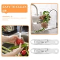 thumbnail image 3 of MasteelfCA 2 Pcs Trancheuse de Haricots Portable Multifonction pour Cuisine (Blanc), 3 of 8