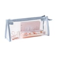 thumbnail image 2 of Pencil Case Bag Transparent Stationery Storage Exam Bag & Stationery Pencil Case, Pencil Box Stackable Storage Box Hard Pencil Case Box for Adluts Back to School Supplies for Office Organizer, 2 of 8