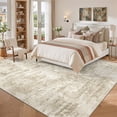 thumbnail image 4 of Roxstand Washable Rugs 10x14, Abstract Distressed Area Rugs for Living Room, Non Slip Accent Bedroom Rug (10'x14', Beige), 4 of 11