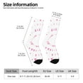 thumbnail image 6 of Uemuo Breast Cancer Awareness (4) Pattern Women's Crew Socks, Soft Durable Breathable Moisture-Wicking with Odor Control Cotton socks, 6 of 9
