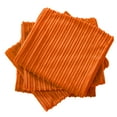 thumbnail image 4 of Home Soft Things Ribbed Flannel Throw Pillow Cover 4pcs - burnt orange - 14" x 26", 4 of 4