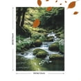 thumbnail image 3 of Serene Forest Stream Canvas Art/Wall Art， Suitable for Living Room， Bedroom， Bathroom， Office， and Meditation Room Decoration., 3 of 9