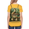 thumbnail image 4 of Xecao Mallard Duck And Flowers for Drawstring Bags,Pull String Backpack Bags,String Bag Sackpack, 4 of 6