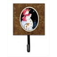 thumbnail image 1 of 4.25 x 6 in. Snowman with Papillon Leash Or Key Hook, 1 of 1