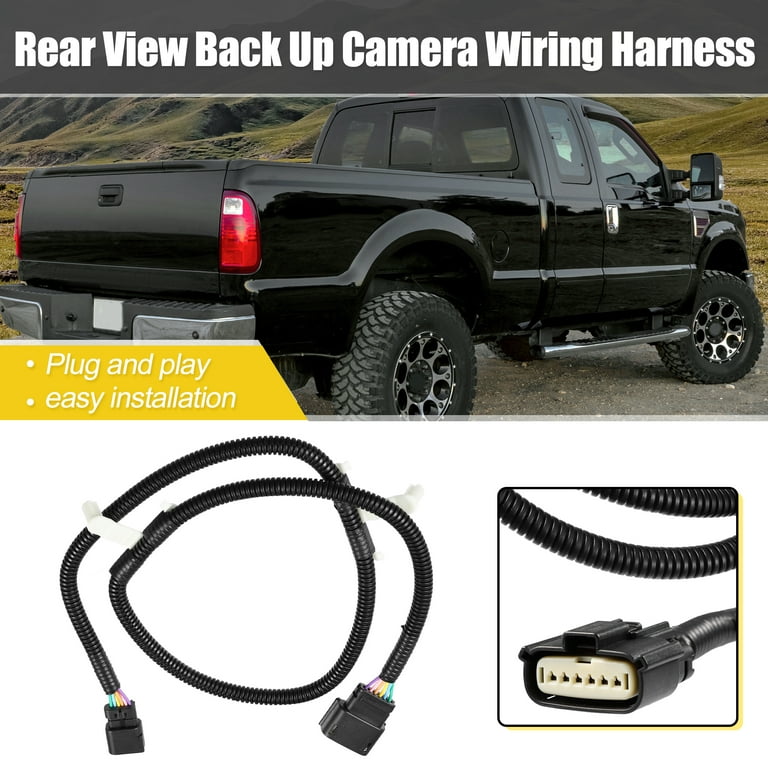 Unique Bargains 1Pcs for Ford Super Duty 2013 2014 2015 2016 FC3Z14A412A  Tailgate Backup Camera Wiring Harness