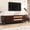 Natural Wood+Brown, variant on Rattan design with solid wood legs | Ideal for home theatre entertainment | Keep your space organized and stylish