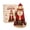 Santa, variant on LEVEO Christmas Glow 3D Lighthouse DIY Kit,DIY Lighted Christmas Character Sea Glass-Style Lighthouse Kit Collection,Beginner Friendly Handmade Craft(Christmas Tree)