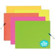 Neon Poster Board, 22 X 28 Inches, Assorted Neon, 25 Sheets (104234)