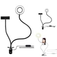 thumbnail image 3 of homeholiday Selfie Ring Light Cellphone Holder Stand Clip-on Type Live Streaming Fill Light Flexible Bracket 360 Degree Rotation, 3 of 9
