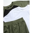 thumbnail image 6 of RBX Boys Active Shorts Set - 3 Piece Boys Athletic Shirts and Active Basketball Shorts (4-12), 6 of 7