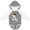 Granite & White w Ears, variant on Cute Boy, Brown Hair, Black Belt, Karate Pose Boys Long Sleeve Baby Bodysuit