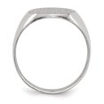 thumbnail image 2 of 14K White Gold Signet Ring, 2 of 5