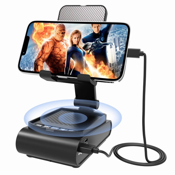 Soporte para teléfono celular con altavoz Bluetooth Fanlory para iPhone