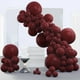 thumbnail image 1 of Globos PartyWoo Burgundy, 140 unidades, color rojo vino, diferentes tamaños, 1 of 6