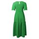 thumbnail image 5 of Vestido largo sin mangas y fluido con lazo en la cintura para mujer - Vestido informal de verano para vacaciones/citas nocturnas - Ligero, lavable a máquina, 5 of 5