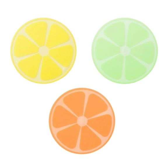 WHAMVOX 3PCS Round Silicone Bowl Covers Stretch Wraps Reusable Expandable Food Lids