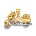 thumbnail image 1 of Pendentif Moto 3D en Or Jaune 14K, 1 of 2