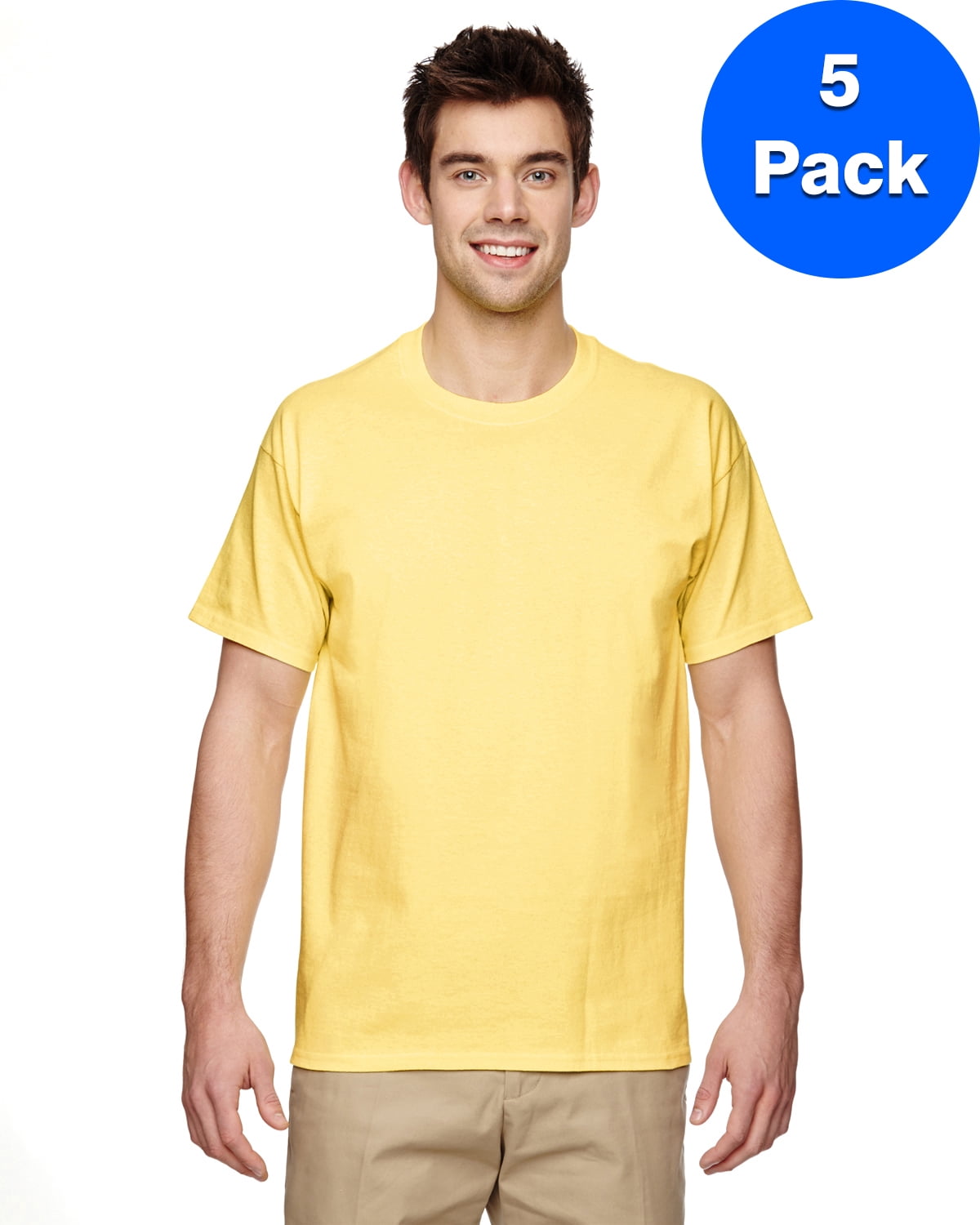 Mens 6 oz. Ultra Cotton T-Shirt 5 Pack
