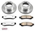 thumbnail image 3 of PowerStop Rear Z36 Truck & Tow Carbon-Fiber Ceramic Brake Pad and Drilled and Slotted Rotor Kit Fits: FORD Select Models K4593-36, 3 of 9