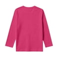 thumbnail image 4 of Kids' Solid Base Layer Tee Long Sleeve Layering Shirt Casual Clothing Campus Basic Shirt, 4 of 5