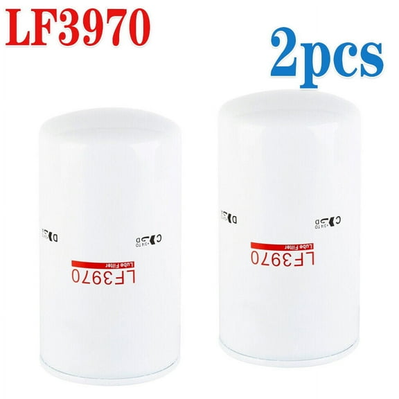 2X Oil Filter Lube Filter LF3970 Fits For Cummins Ford Freightliner Kenworth