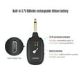 Wireless Guitar Transmitter/Receiver, Builtin Rechargeable Battery