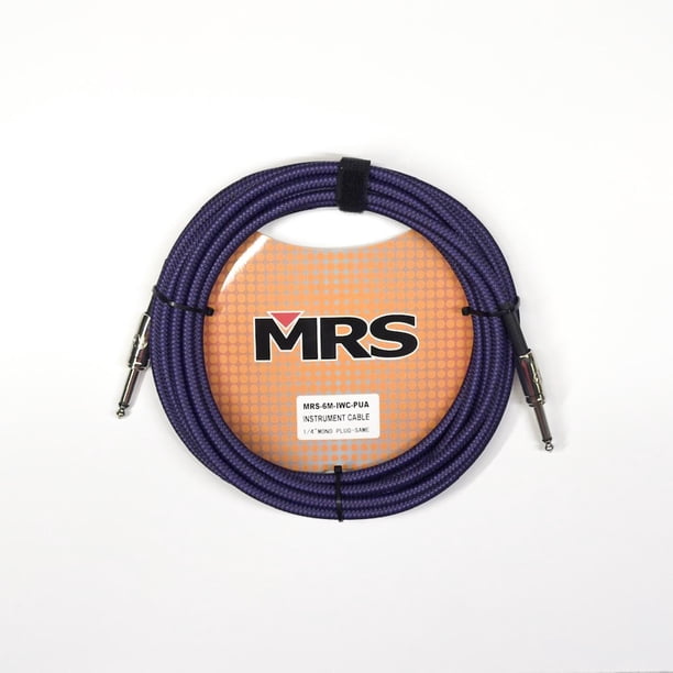 MORRISON Cable para Instrumento de 6 metros Color Púrpura MRS-6M-IWC-PUA MORRISON