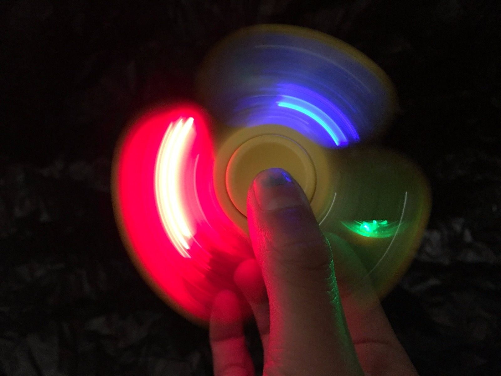 Light Up LED Fidget Spinner Toy Stress Reducer Perfect Autism Adult