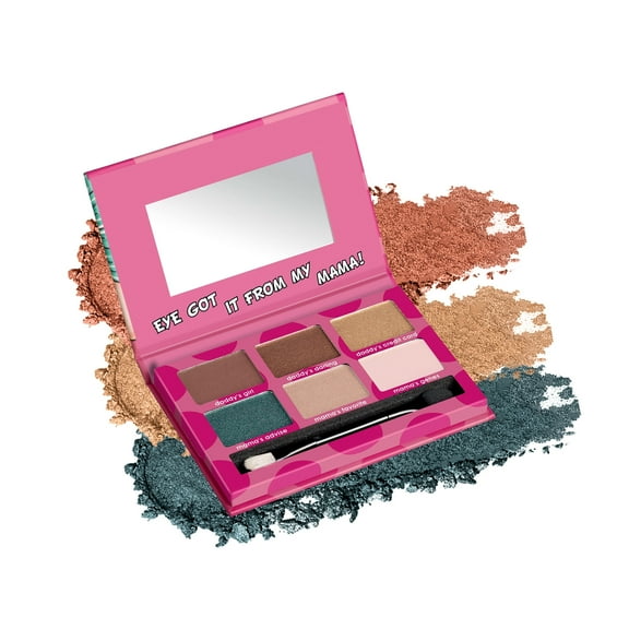 Misslyn 6 Color Eye Love It Eyeshadow Makeup Palette, Long-Lasting Waterproof Blendable Matte Glitter Eyes, #04 Summer Flavor