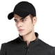 thumbnail image 4 of Gorra de béisbol de algodón duro negra, gorra de protección solar sólida para hombres y mujeres, gorra de béisbol con lengüeta de pato, 4 of 4