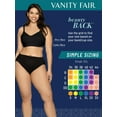 thumbnail image 3 of Vanity Fair Women's Wireless Comfort Bra No Underwire, Customize Your Shape & Support: Convertible Straps, Easy Pullover, Back Smoothing-Black, 3 of 4