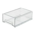 thumbnail image 4 of GROWTH TANK Desk Organizer with Drawer Multifunctional Dustproof Makeup Holder Organiser Medium Clear, 4 of 9