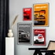 thumbnail image 2 of Póster de coche genial de Supercars, Ferraris Lamborghini Racing, obra de arte, lienzo de impresión de imagen de pared para sala de estar, carteles de decoración del hogar para niños, 2 of 4