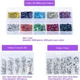 thumbnail image 3 of EASTIN Hotfix Applicator with Rhinestones  Hot Fix Rhinestone Applicator Tool Kit with 4028Pcs Rhinestones  7 Different Sizes Tips  Rhinestone Picker Pens and Brush for Cloth Bedazzler Cr, 3 of 5