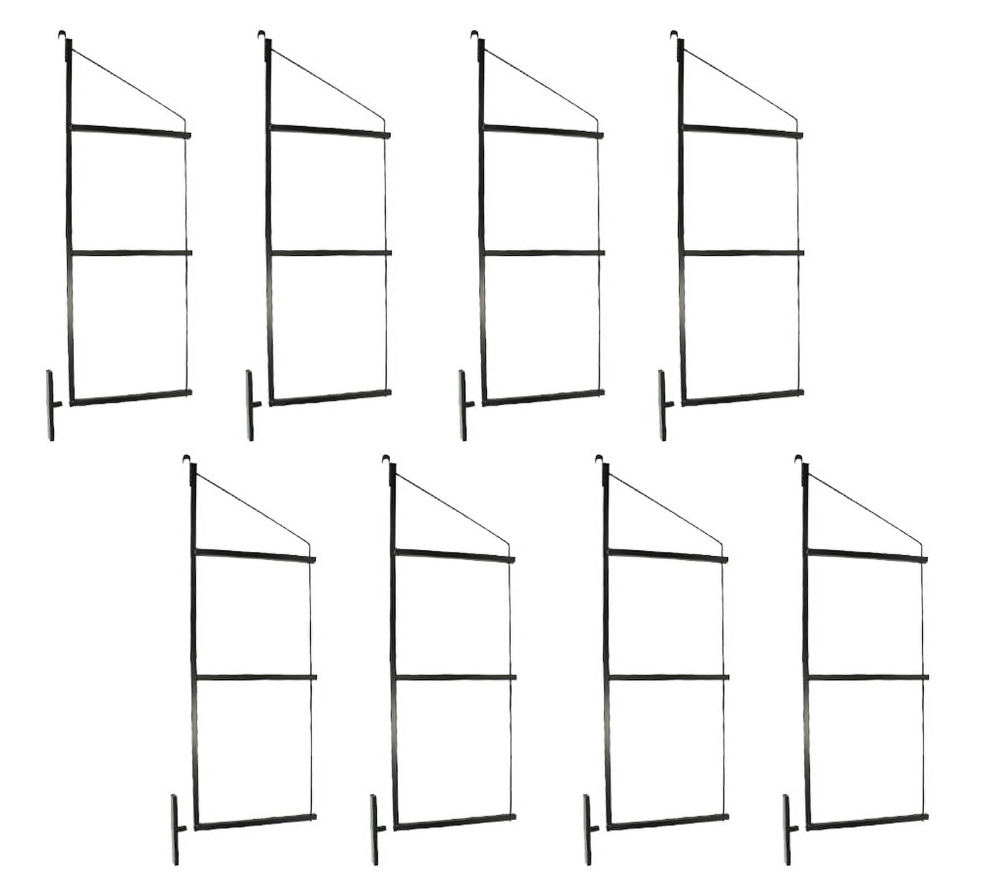 TrekTide 3-Tier Shipping Container Shelving Brackets - 22"D X 60"H, 1100 Lb Capacity, 4-Pack
