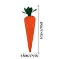 thumbnail image 4 of Cheapark Easter Artificial Fabric Carrots Vegetables Home Festival Decoration Party Toy Cloth Props, 4 of 6