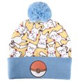 thumbnail image 1 of Pokemon Pikachu Pokeball Pom Beanie, 1 of 2