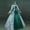 Green, variant on Fartey Plus Size Womens Victorian Rococo Dress Retro Court Square Neck Victorian Gowns 1800S Renaissance Flared Sleeve Maxi Dresses Cosplay Medieval Costume