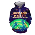 thumbnail image 1 of Sudadera Con Capucha De Moda De Anime De Rick And Morty, 1 of 3