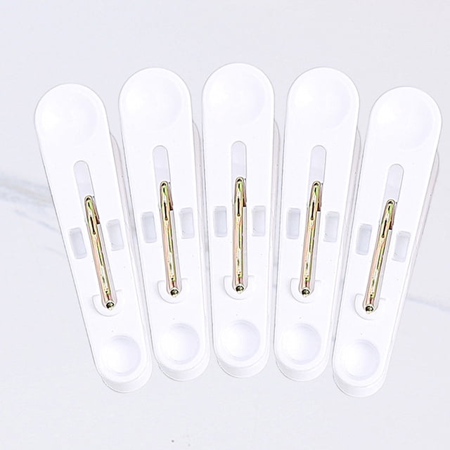 EXHUMKY 100Ud Clips Para Ropa Antideslizantes De Plástico Azul Para Usar En El Hogar
