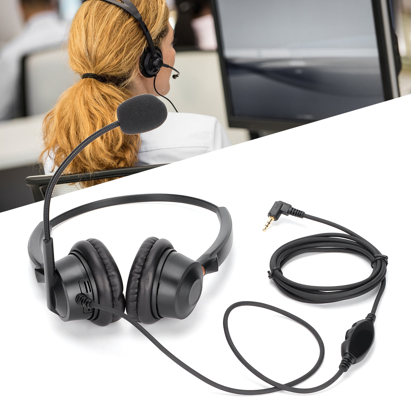 EBTOOLS Communication Headset,Business Headset 2.5mm Business Headset