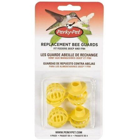 Perky Pet 205Y 4 Count Yellow Bee Guards