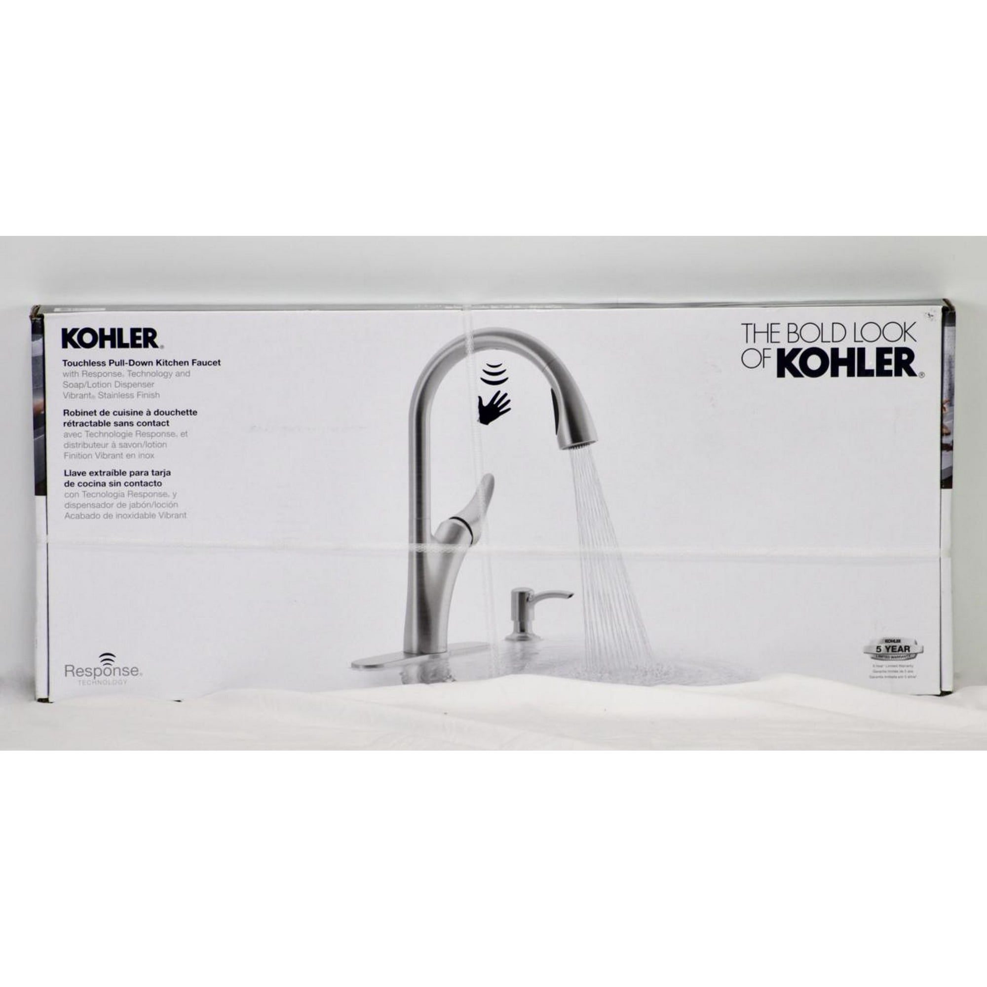 Kohler Touchless Pull Down Kitchen Faucet K R32323 Sd Walmart