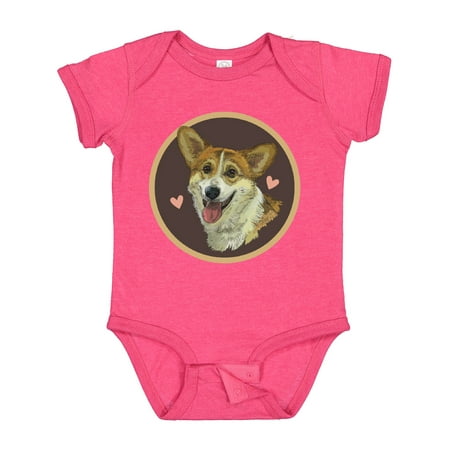 

Inktastic Welsh Corgi Art Dog Lover Gift Girls Baby Bodysuit