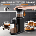 thumbnail image 3 of Coffee Grinder - Electric Conical Burr Grinder - Adjustable with 25 Precise Grind Settings for 12 Cups - Professional Coffee Bean Grinder 200W, 3 of 7
