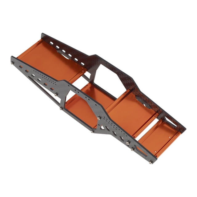 Carcasa del cuerpo del marco RC Carcasa De Cuerpo De Marco De Chasis De Metal RC Para Vehículos Axial SCX24 90081 1/24 Naranja Naranja Magideal Carcasa del cuerpo del marco RC